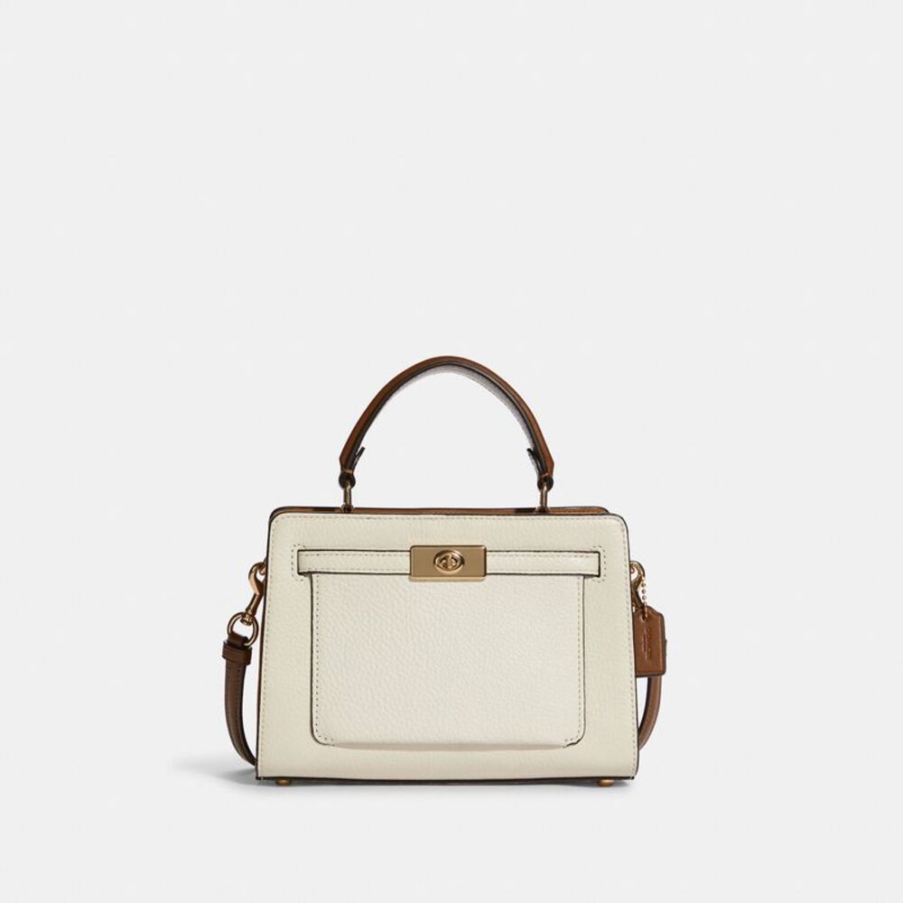 Coach Mini Lane Top Handle In Colorblock